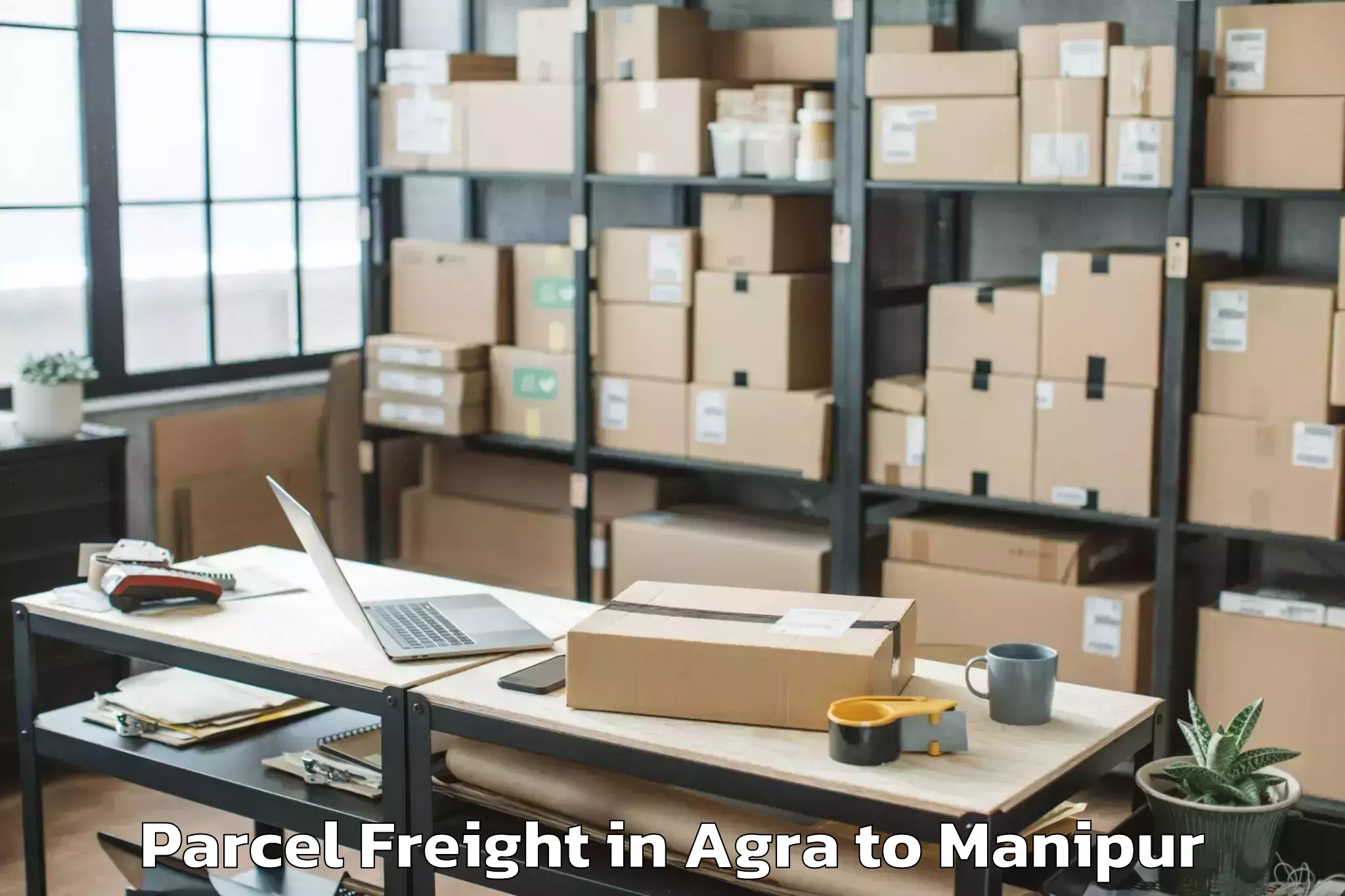 Top Agra to Tamenglong West Parcel Freight Available